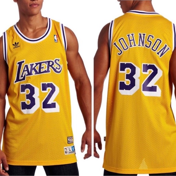 magic johnson adidas jersey